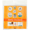 Creative Company Mobiles Blanco, D 12+15+18 cm, 300 Gr, 4 Set 1 Box