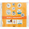 Creativ Company Mobiles Blanco, D 12+15+18 cm, 300 gr, 20 set 1 caja