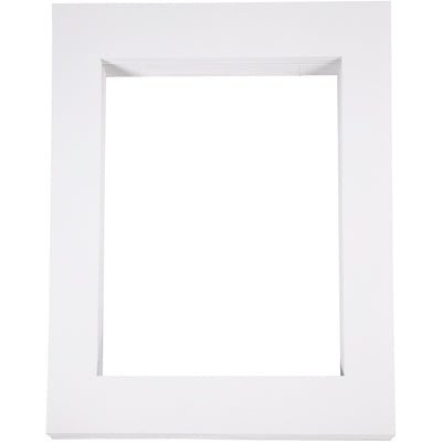 Marcos paspartú Creativ company, A3, tamaño 40x50 cm, 500 gr, blanco, 100 piezas 1 caja