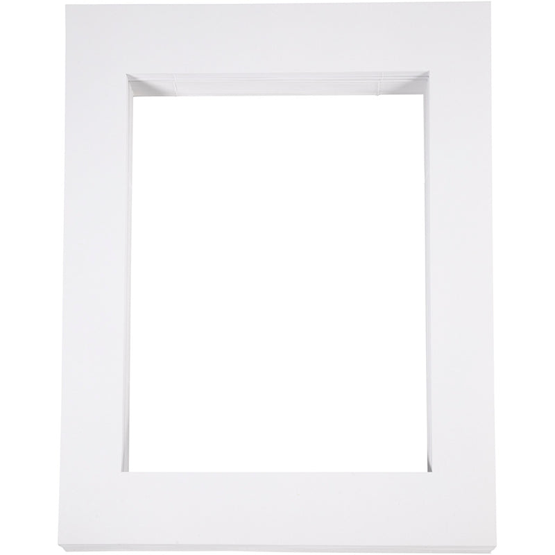 Passepartout lijsten, a3, afm 40x50 cm, 500 gr, wit, 100 stuk 1 doos