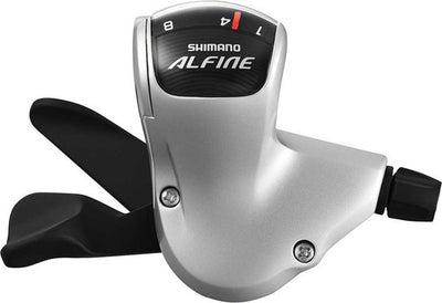 Shimano Alfine SL-S7000 Unidad Schakel Rapidfire Right 8 Velocidad de plata