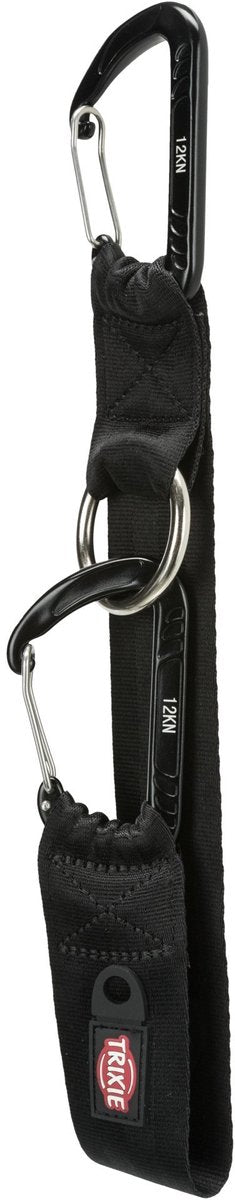Trixie Cintura per auto Gordellus Universal con Carabiner Black