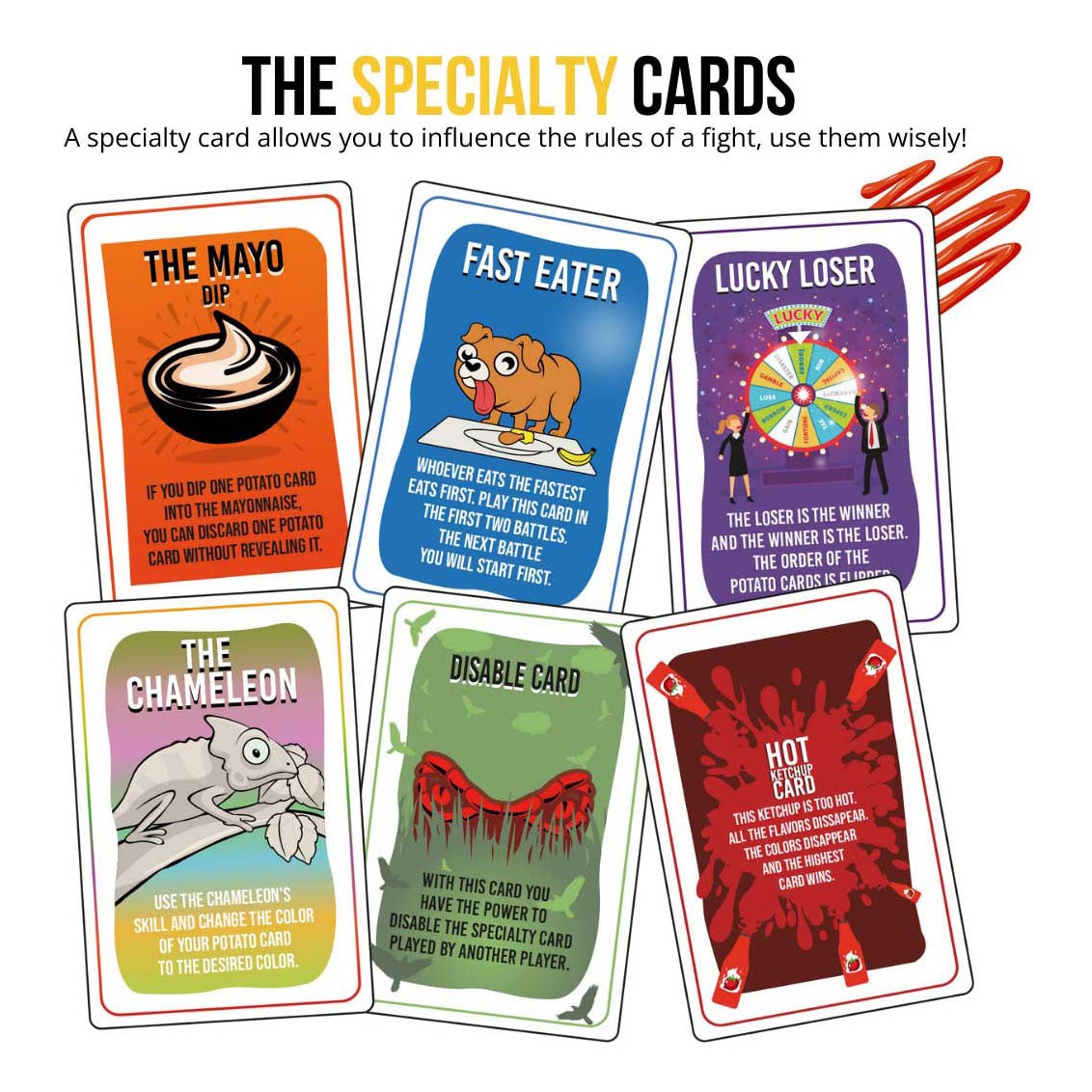 Patate fritte game card patate fritte edizione originale (inglese)