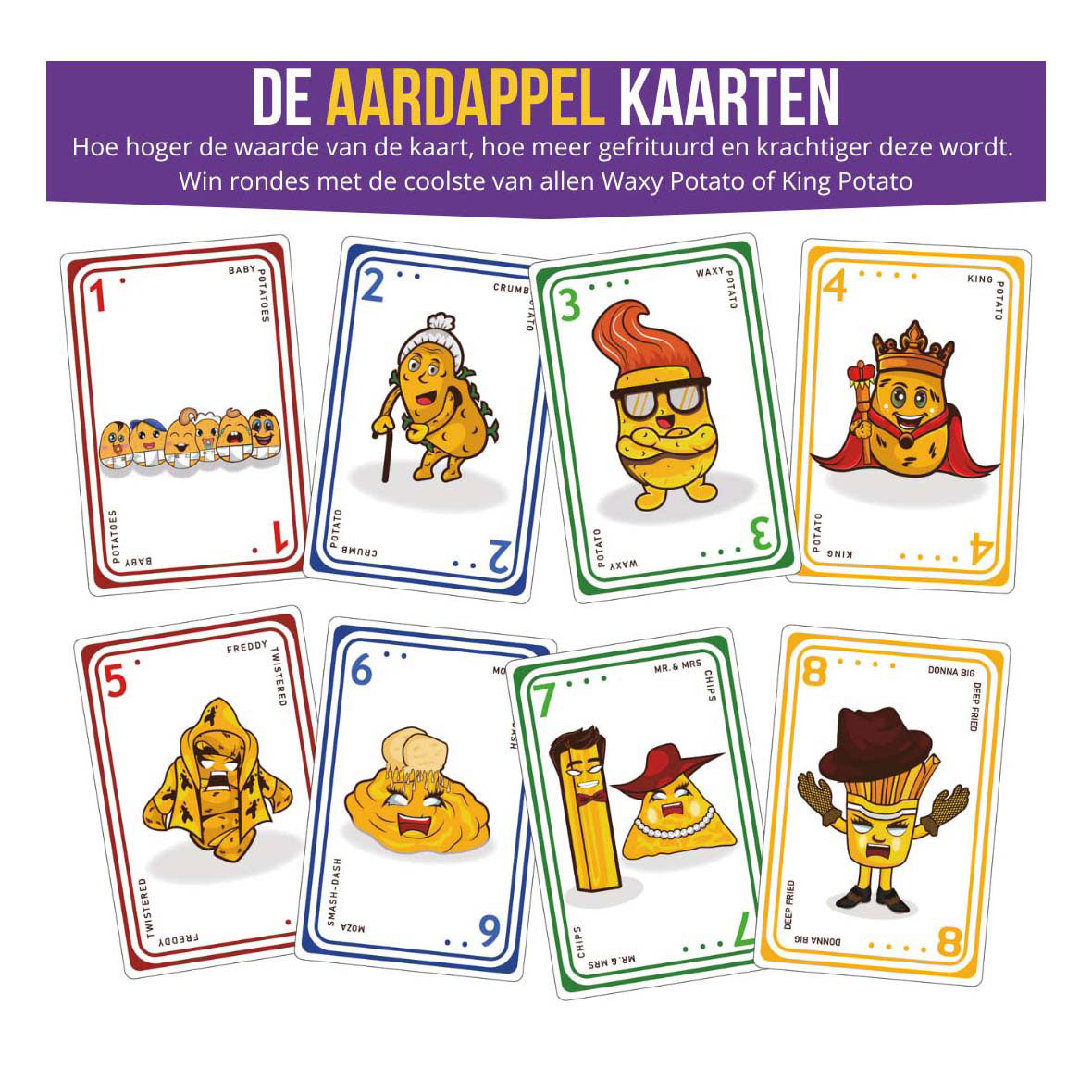 Patatas fritas Juego de cartas de papas fritas Deep Fried Edition (NL)