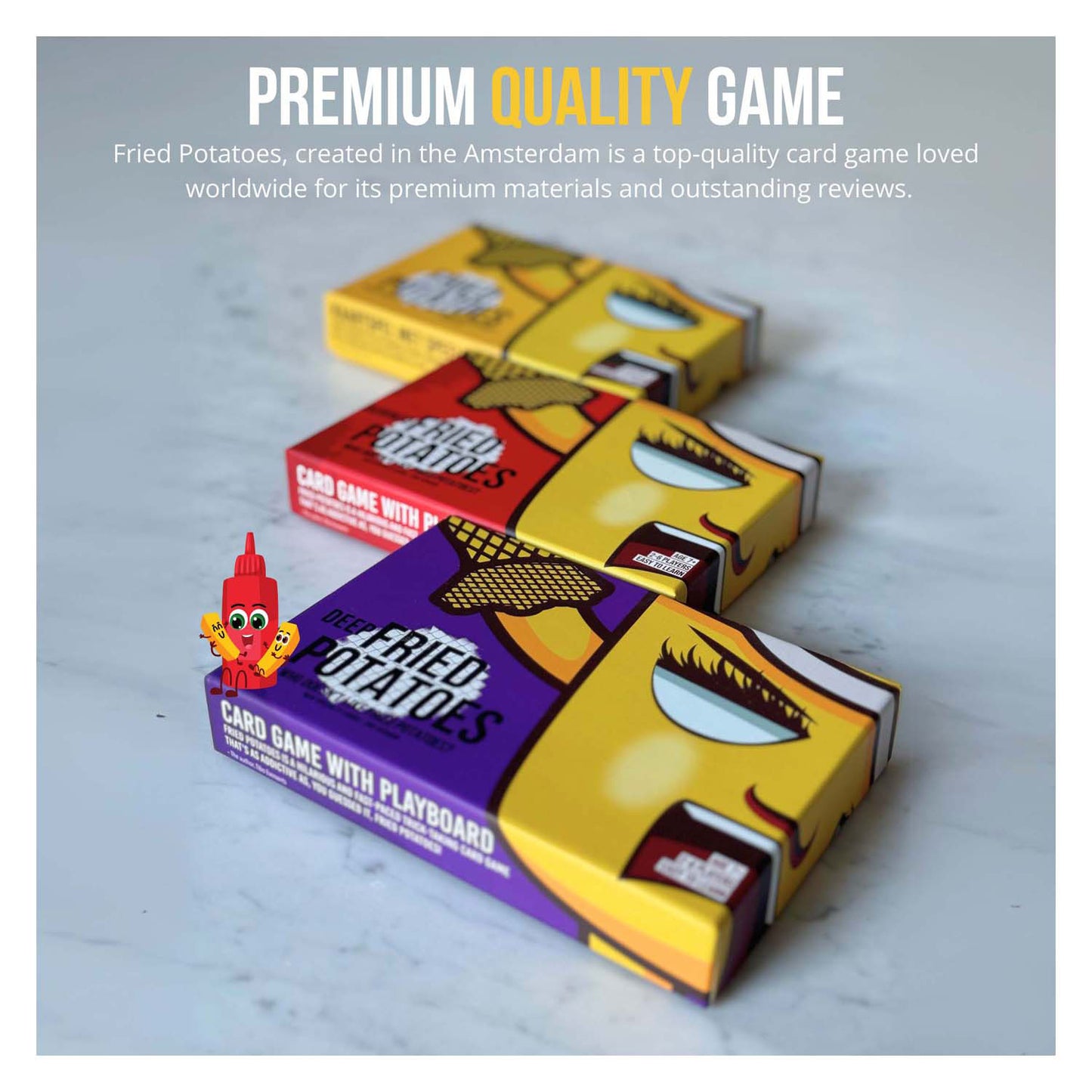 Patatas fritas Juego de cartas de papas fritas Edición frita (inglés)