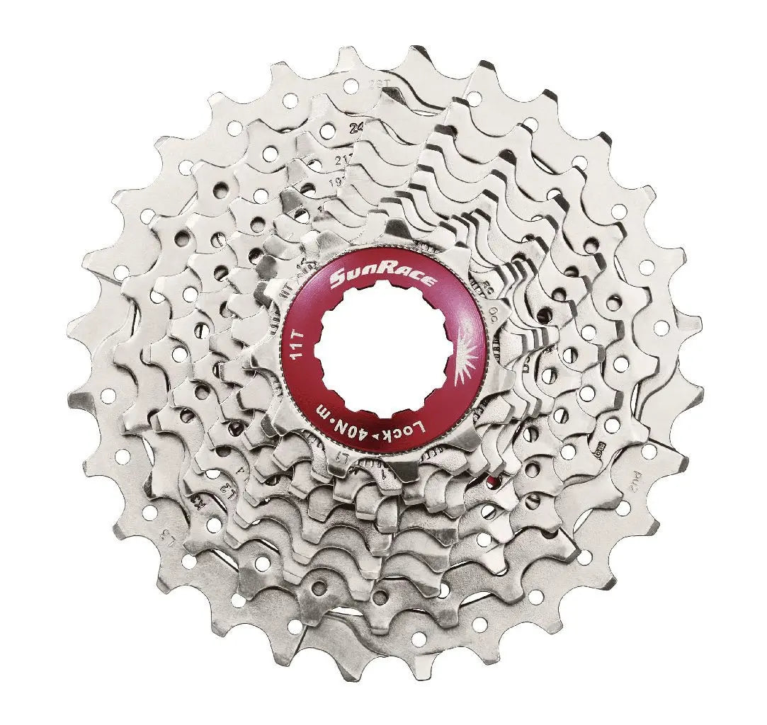 SunRace cassette 10V 11-28 CSRX0 metallic silver