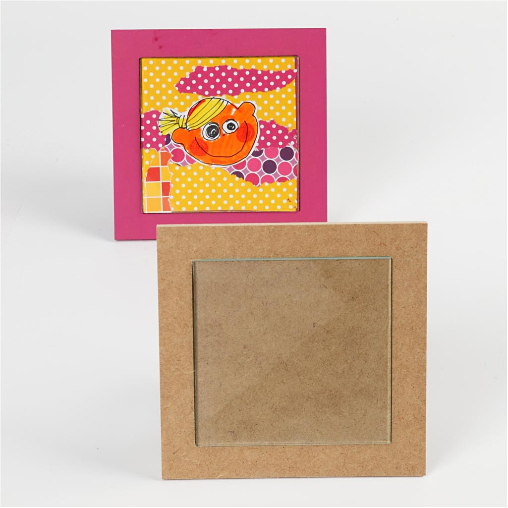 Sottobicchiere aziendale Creativ con piatto in vetro, dimensioni 15x15x0,5 cm, 6 pezzi 1 scatola