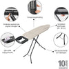 Brabantia strijkplank b grey 124x38cm