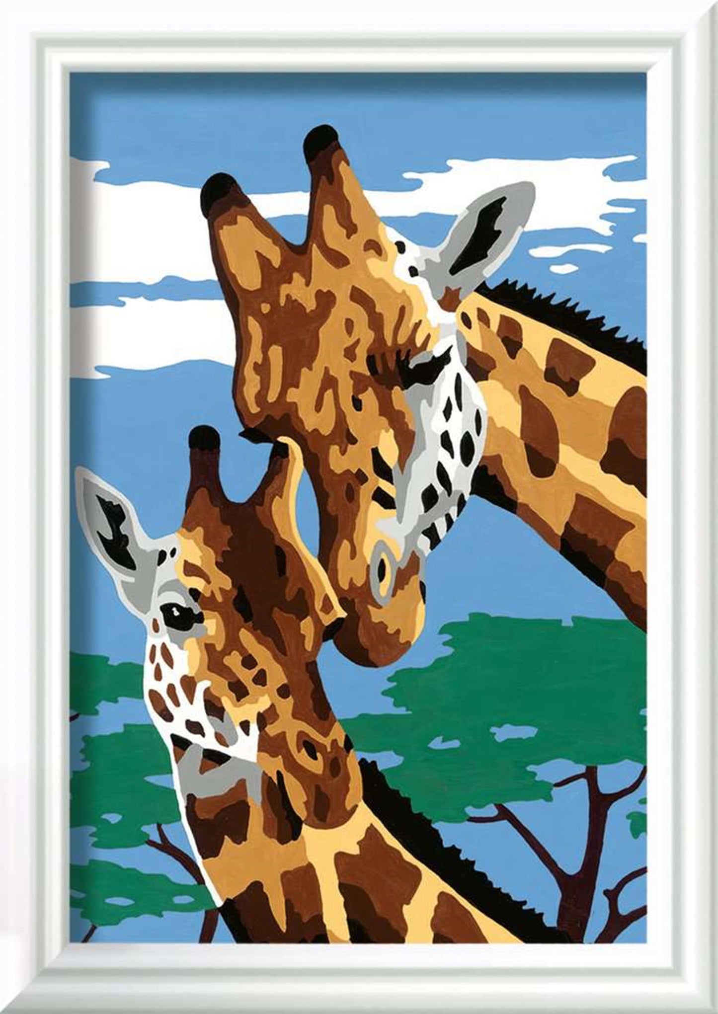 Ravvensburger Creart Painting su numeri carini giraffe