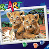 Ravensburger Creart Pintura por número Kleine Leeuwenwelpjes