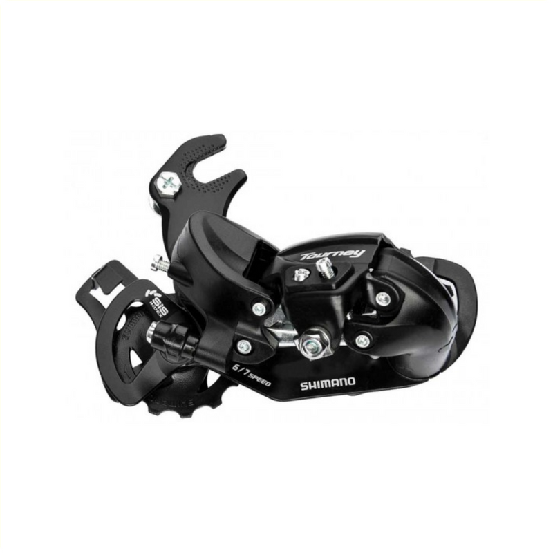 Torneo ty300 achter derailleur 6 7 velocità con gancio nero