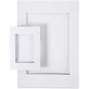 Cornici passepartout azienda Creativ, formato A4+A6, 230 g, bianco, 2x60 pezzi 1 scatola