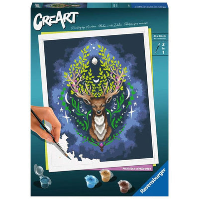 Ravensburger Creart Painting on Song Pixie Cold: Mystic Deer