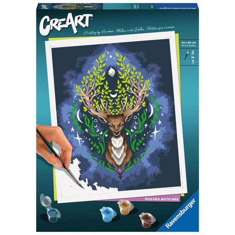 Ravensburger Creart Painting on Song Pixie Cold: Mystic Deer