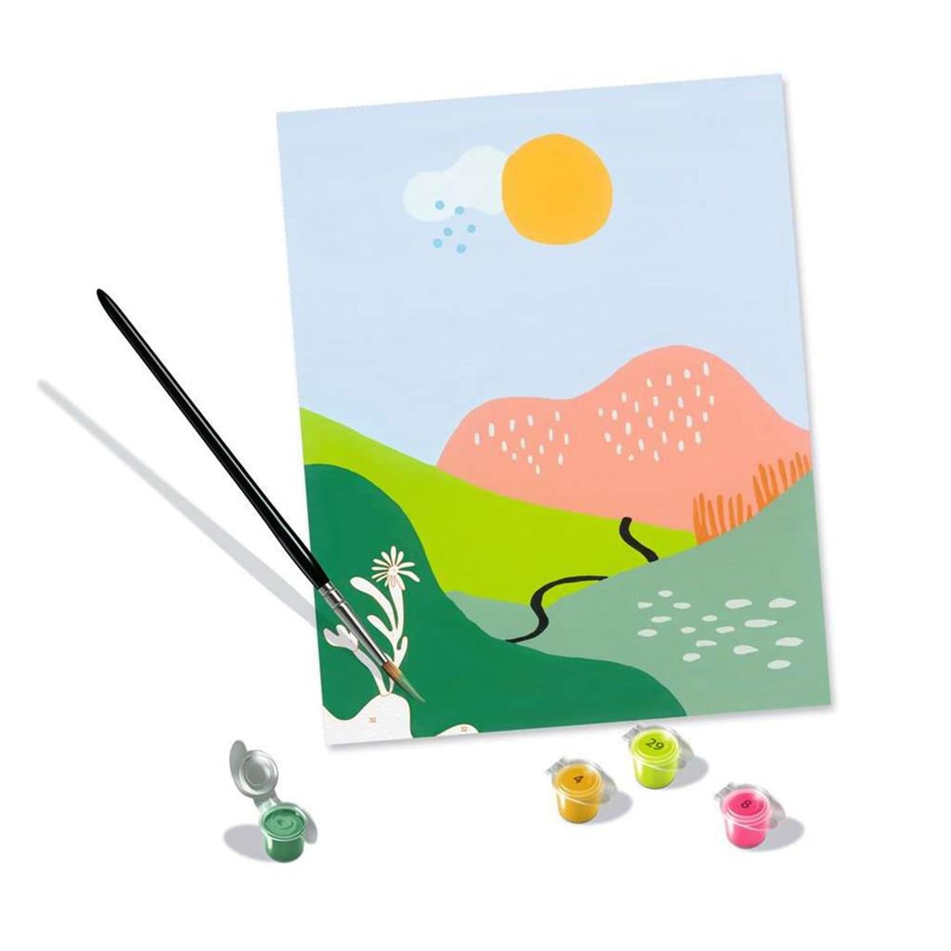 Ravensburger Creart Pintura por número en las montañas