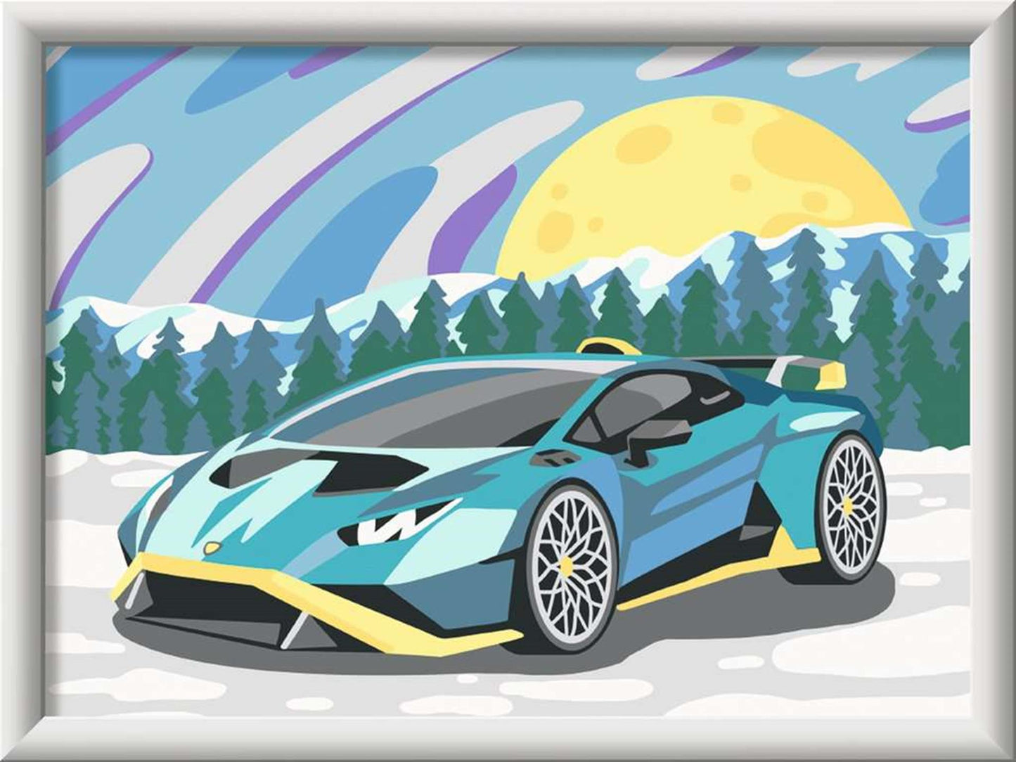 Ravensburger creart blue lamborghini