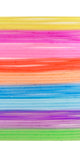 Vaessen creative • infradito moda 100 cm 10 colori 5 pezzi trasparenti