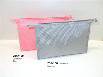 Neceser rosa o plateado 29x19x8cm