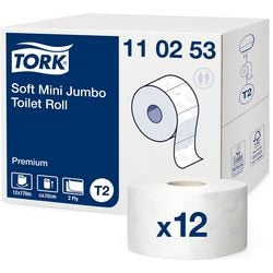 Carta igienica Tork T2 premium 170m 2 strati bianca