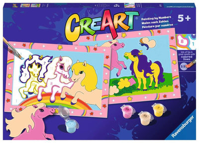 Ravensburger Pintura Creart en ponis de salto de canciones
