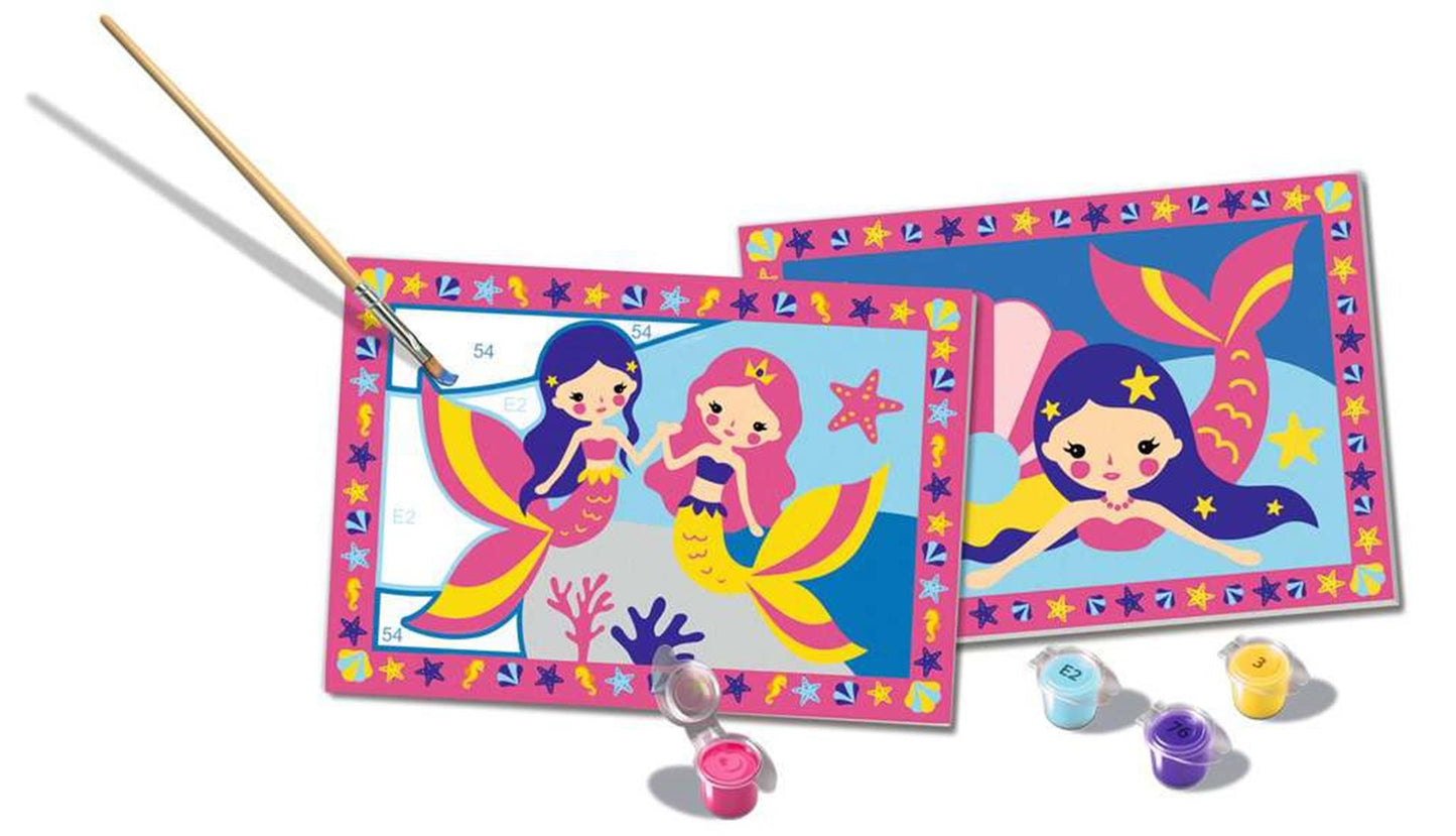 Ravensburger Creart Painting on Song Mermaid Magic