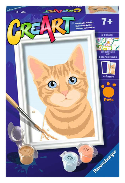 Ravensburger Pintura Ciora en el número Oranje Tabby