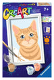 Ravensburger Creart Painting on Number Oranje Tabby
