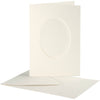 Creativ company https: www.cchobby.nl passepartout-kaarten-ovaal-afmeting-kaart-10-5x15-cm-afmeting-envelop-11-5x16-5-cm-off-white-10-set-1-doos