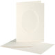 Creativ company https: www.cchobby.nl passepartout-kaarten-ovaal-afmeting-kaart-10-5x15-cm-afmeting-envelop-11-5x16-5-cm-off-white-10-set-1-doos