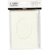 Creativ company https: www.cchobby.nl passepartout-kaarten-ovaal-afmeting-kaart-10-5x15-cm-afmeting-envelop-11-5x16-5-cm-off-white-10-set-1-doos