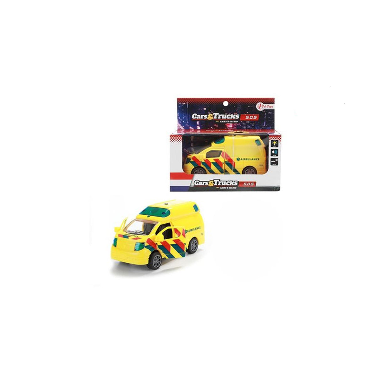 Auto Trucks Attrito Ambulance (NL) con luce e suono