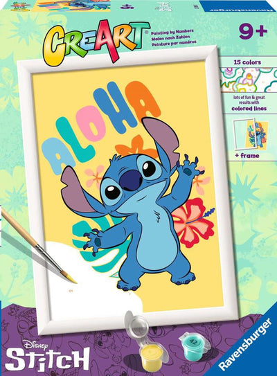 Ravensburger CreArt Pintura sobre Número Puntada Aloha