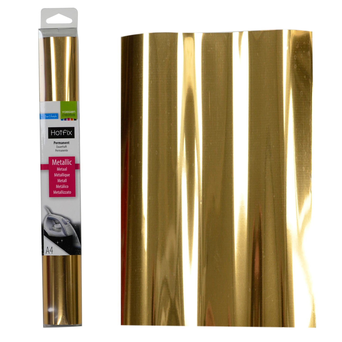 Vaessen creative • flex metallico a4 oro