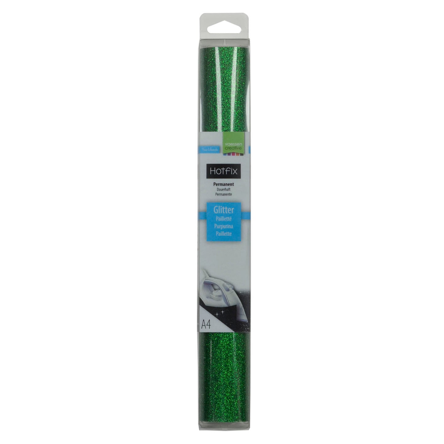 Vaessen creative • glitter flex a4 verde