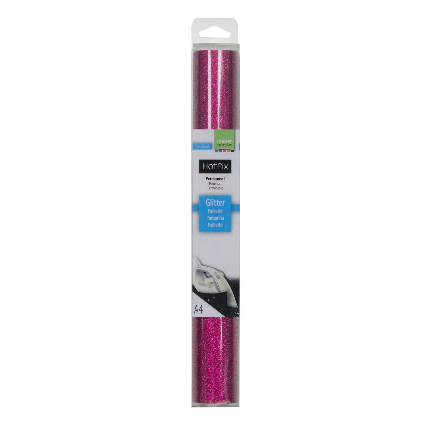 Vaessen creative • purpurina flex a4 cereza