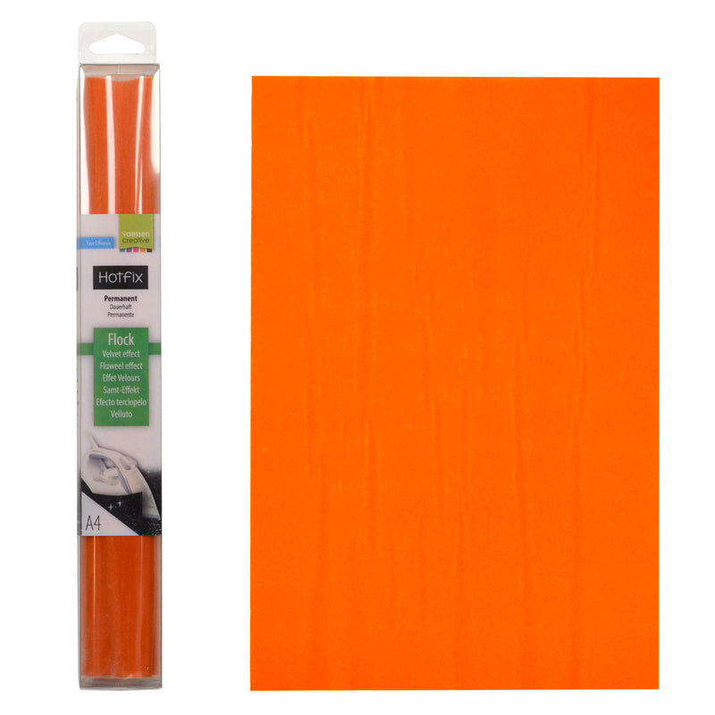 Vaessen creative • floccato a4 arancione