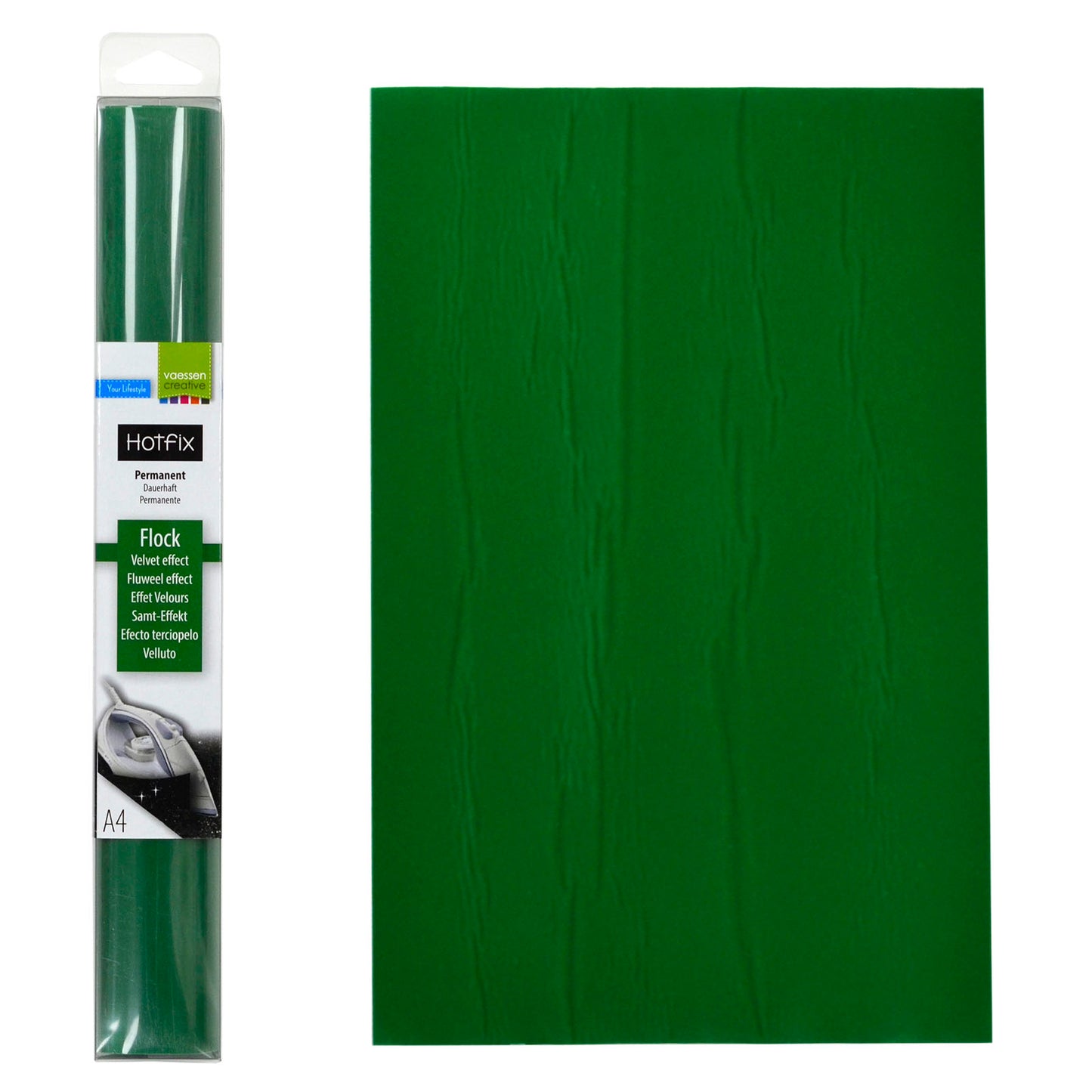 Vaessen creative • flocado a4 verde