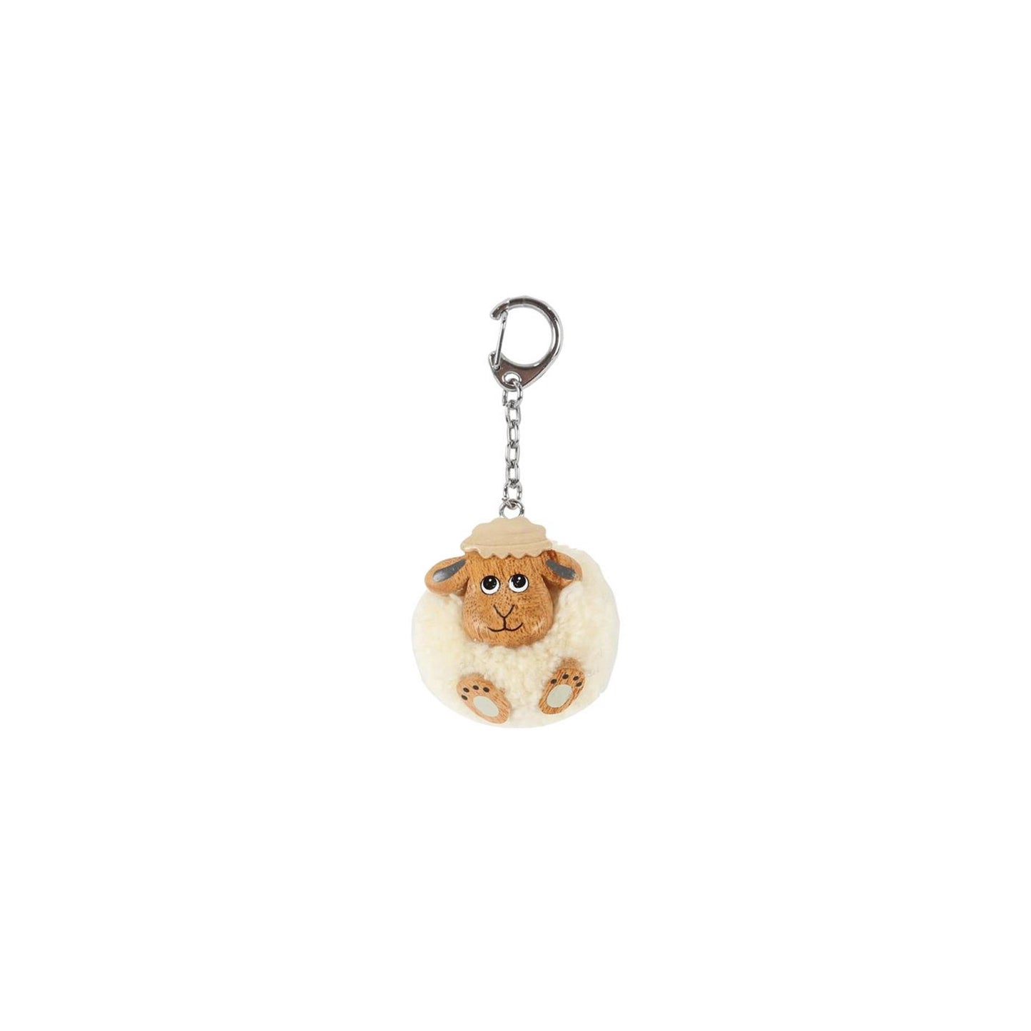 Llavero pompones oveja 8x7,5cm