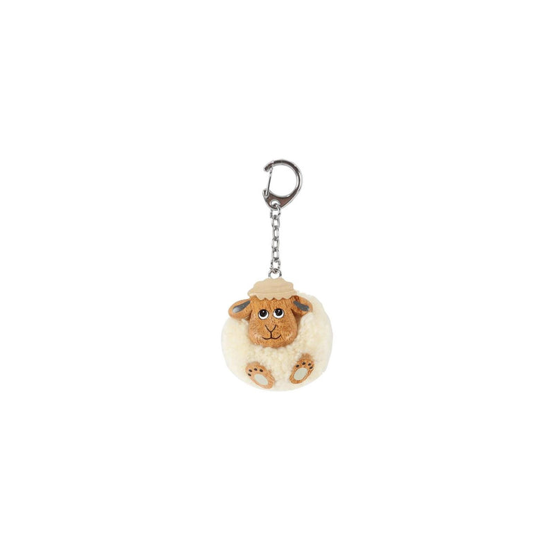 Llavero pompones oveja 8x7,5cm