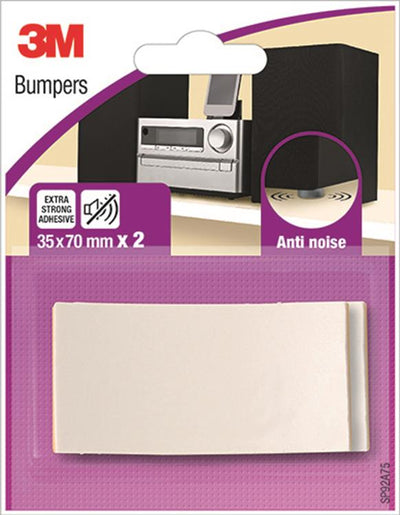 3m 1053601 - amortiguadores fonoabsorbentes - gr35mmx70mm -2 piezas | 18 piezas