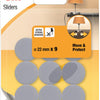 3m 1053576 - mobili gl move protected grigio - 22mm - 9 pz | 24 pezzi