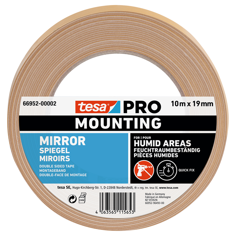 Tesa professional 1068909 - specchio da montaggio tesa pro | 16 pezzi