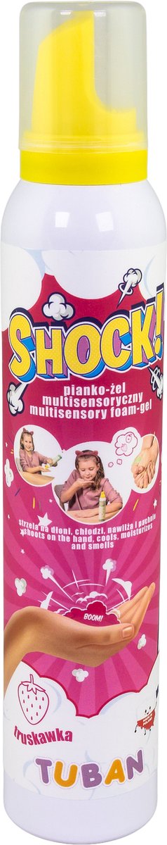 Shock tuban! Gel in schiuma multisensoriale 200 ml fragola