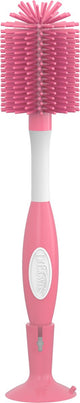 Dr. brown's flessenborstel - roze - siliconen