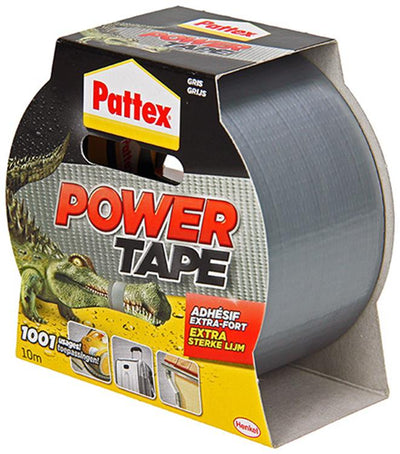 Pattex 1001839 - power tape 10m grigio bl | 6 pezzi