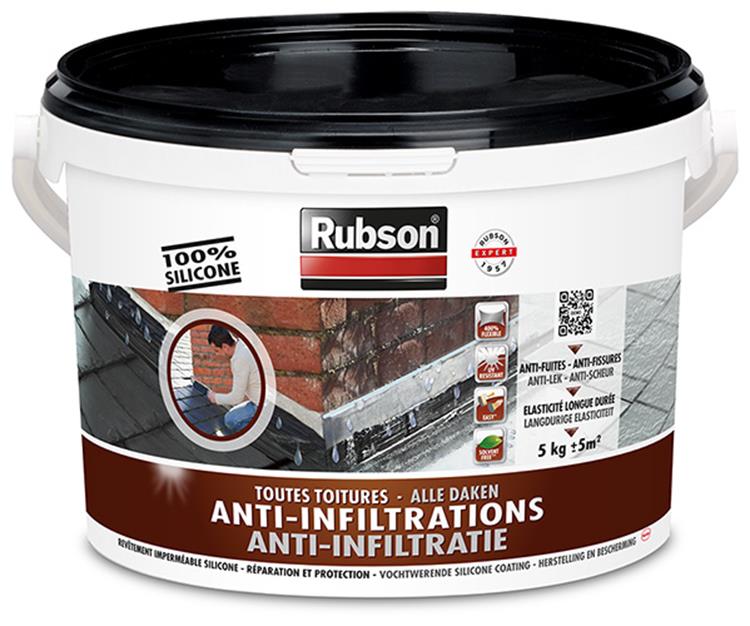 Rubson 1009517 - anti-infiltrazione nero 5kg | 1 pz