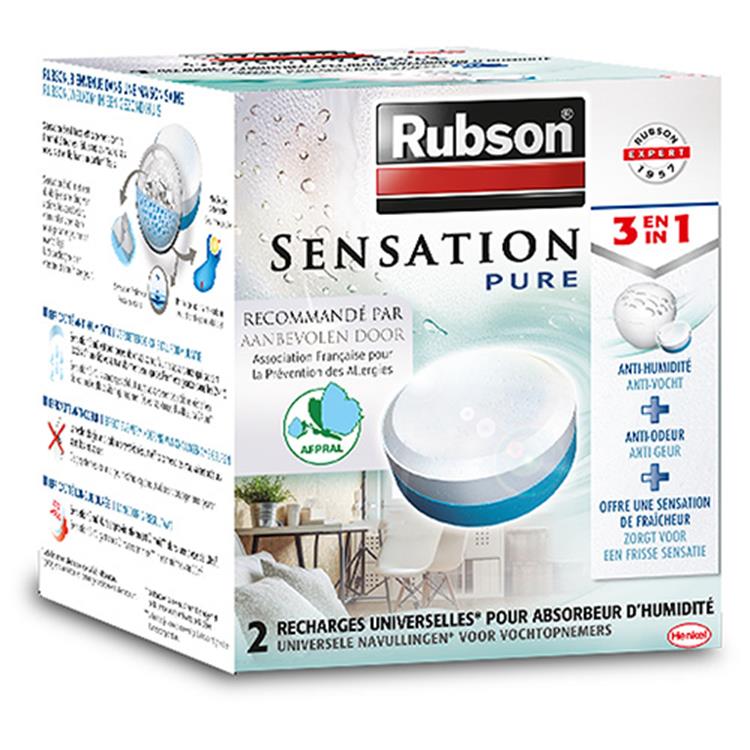 Rubson 1051259 - navulling tabs neutraal2x300g | 1 stuks