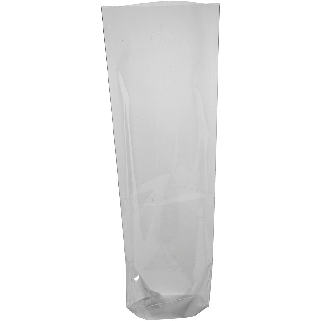 Creativ compañía celophan bag, h: 19 cm, dim 7.5x5.5 cm, espesor 25 my, 200 piezas 1 caja