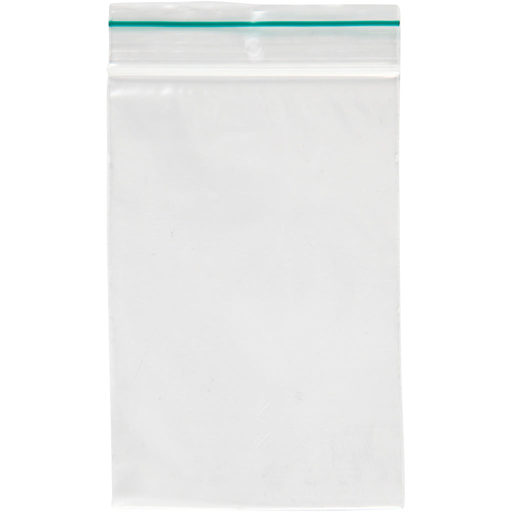 Buste con chiusura zip, misura 8x12 cm, spessore 0,05 mm, 100 pezzi 1 scatola