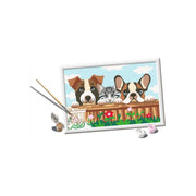 Ravensburger creart - cat and dogs - schilderen op nummer vanaf 11 jaar - afbeelding 2
